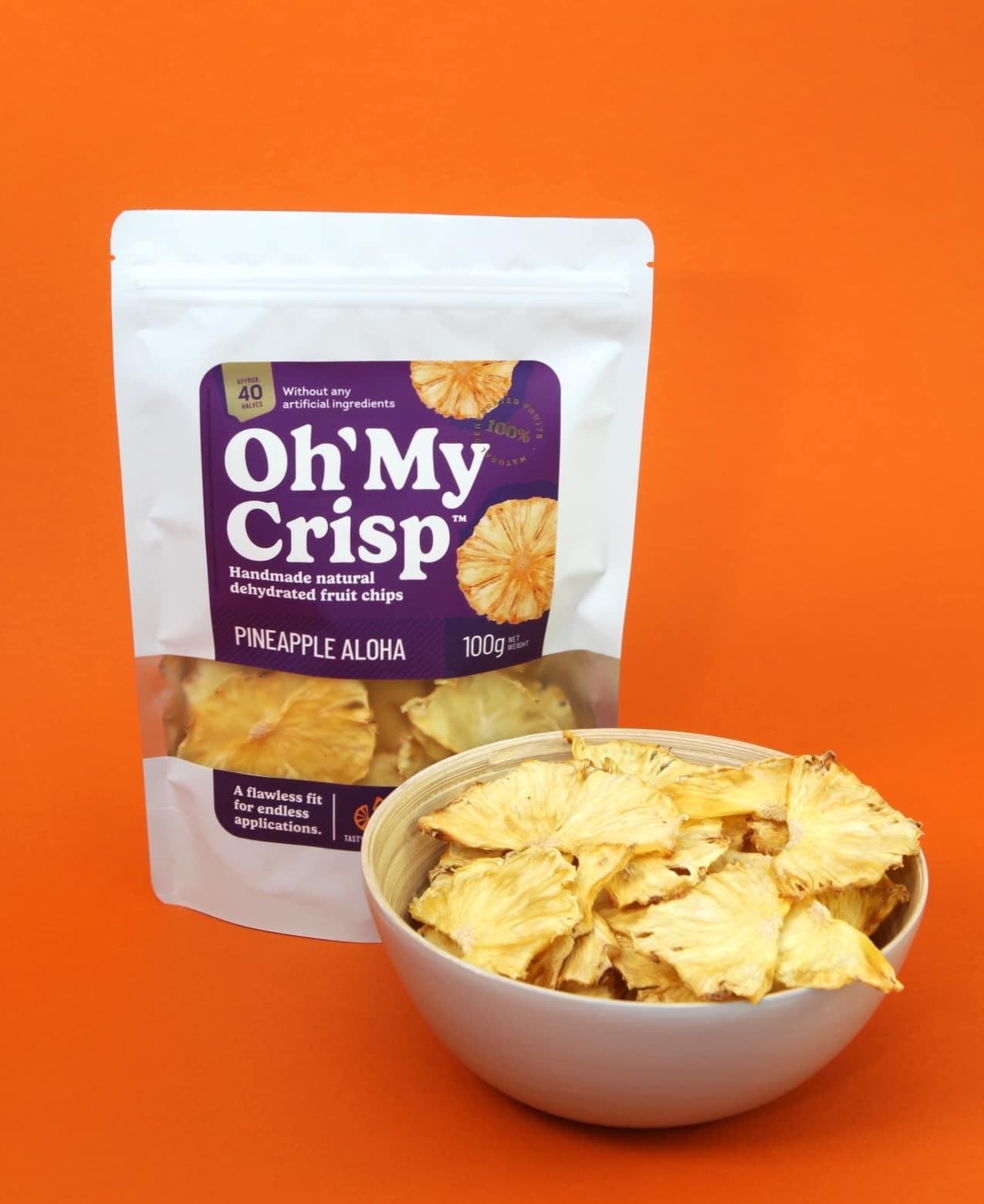 Dried pineapple chips